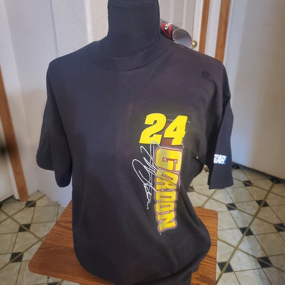 Jeff Gordon Black T Shirt Size M Competition View - Picture 1 of 5